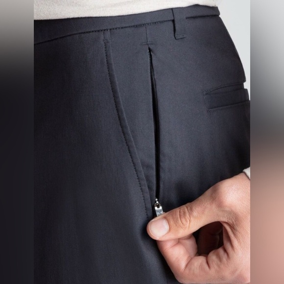 Birddogs Kevin Buffets Mens Stretch Khakis Navy 36x34 Unlined Golf Casual Travel - Picture 10 of 10